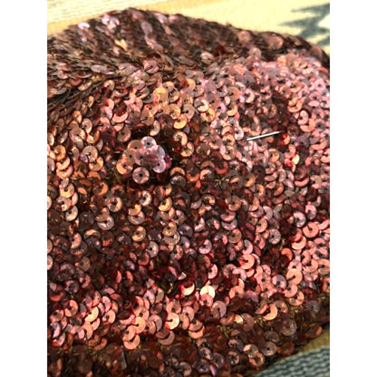 Vintage 1940s Sequin Beret by Raphael Weill White House San Francisco