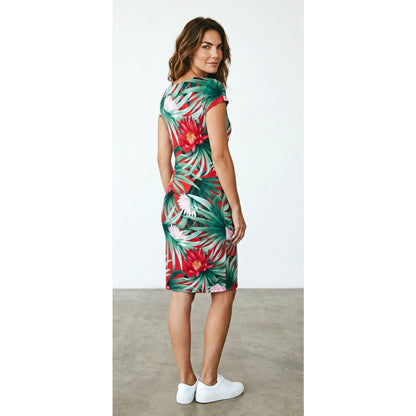 Tommy Bahama Tropical Wrap Dress Size L