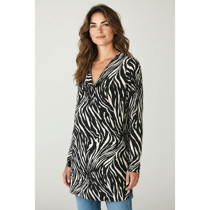 DVF Diane von Furstenberg Reina Zebra Print Dress ~ Size 8