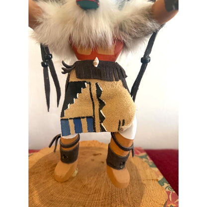 Vintage Signed Kachina Doll | Hand Carved Southwestern Folk Art Sculpture