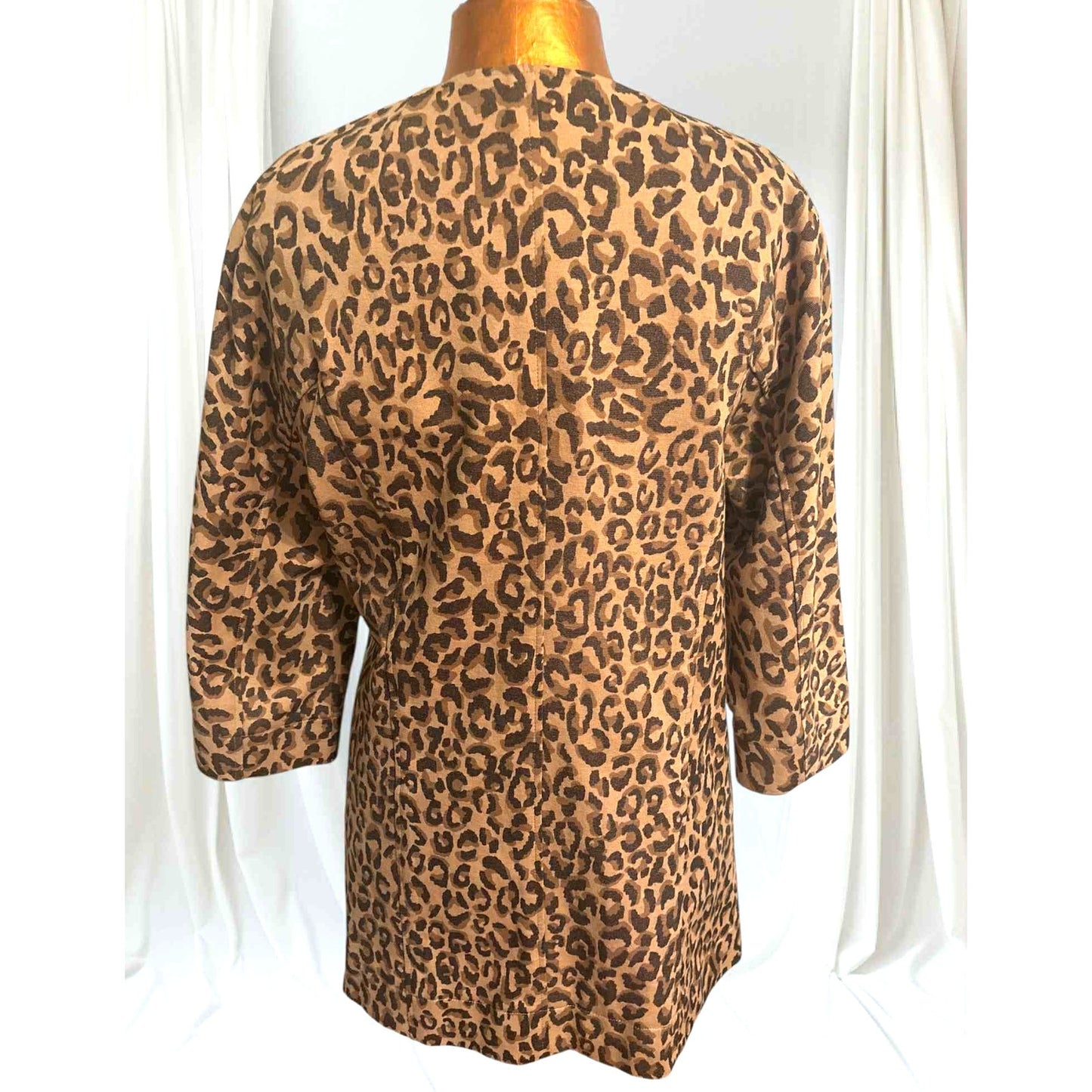cabi Leopard Print Cotton Stretch Jacket | Curated Classic