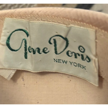 Vintage 1950s Gene Doris New York Satin Turban Cocktail Hat