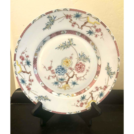 Limoges France “Singapour” Floral Porcelain Plate | 7.5”