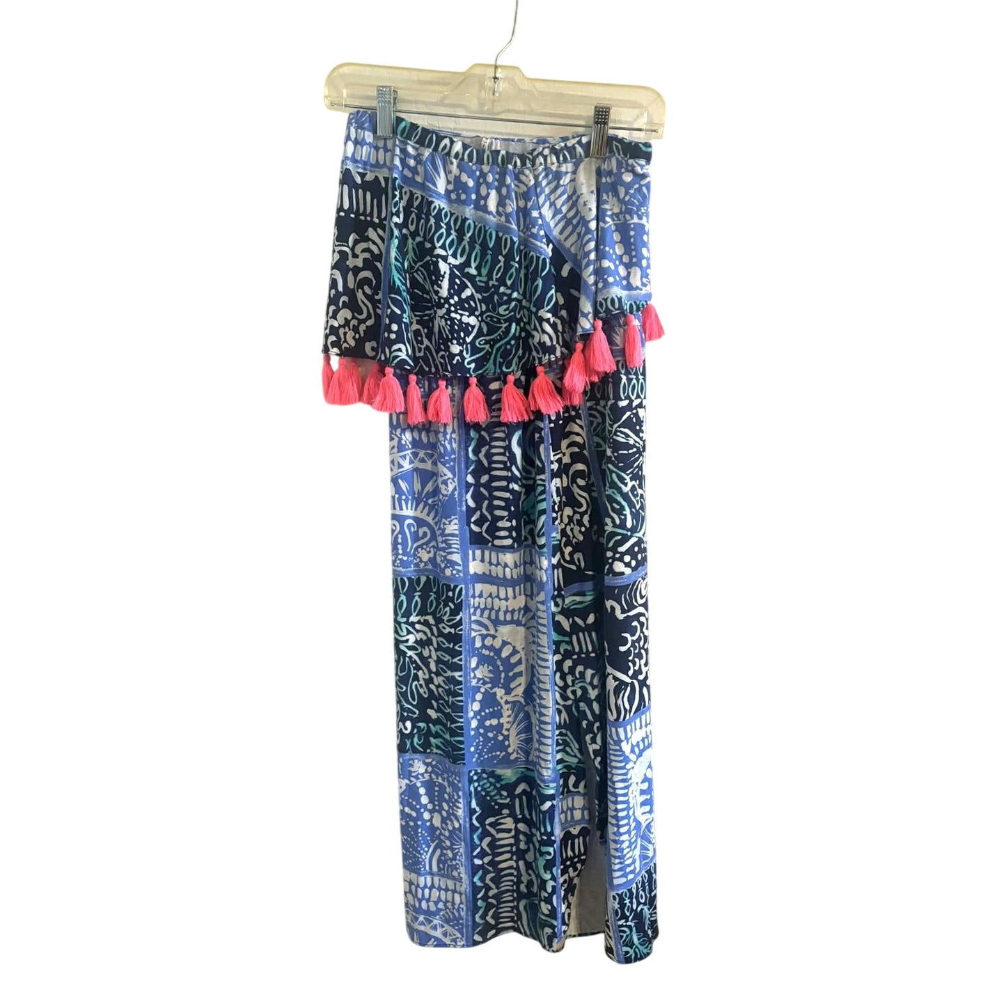 Lilly Pulitzer Meridian Midi Deep Indigo Leied Back Dress ~ Size XS