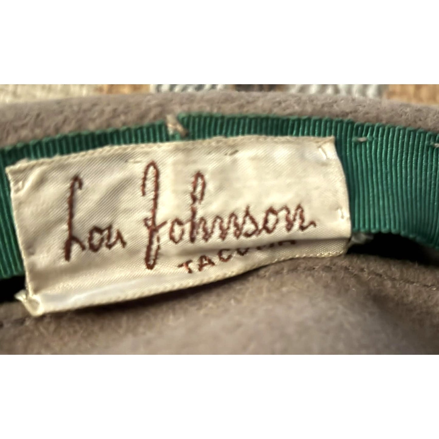 Vintage Italian Beaded Cocktail Hat by Lou Johnson