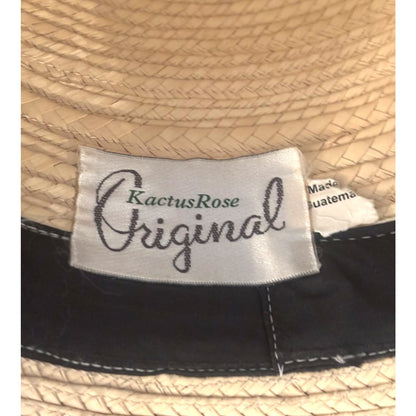 ONLY ONE!!! KactusRose Original Wide Brim Straw Sun Hat Fedora Style