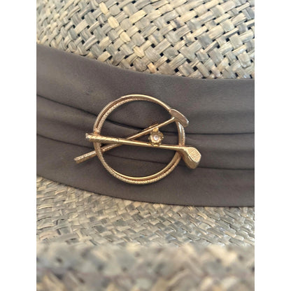 Summer Rules Firethorn Straw Golf Hat
