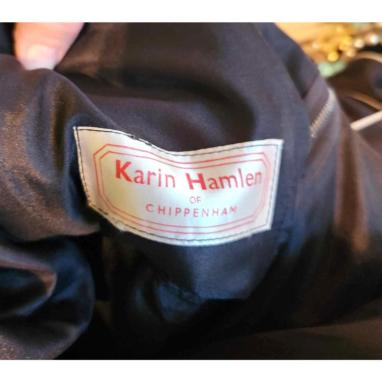 ONLY ONE!!! Vintage Karin Hamlen 1950s Strapless Black & Fuchsia Satin Peplum Cocktail Dress