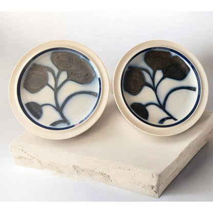 Set of 2 Independence Stoneware Japan Side Plates