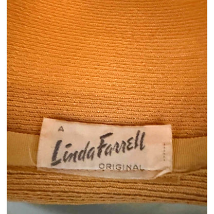 Vintage Linda Farrell Original Straw Hat