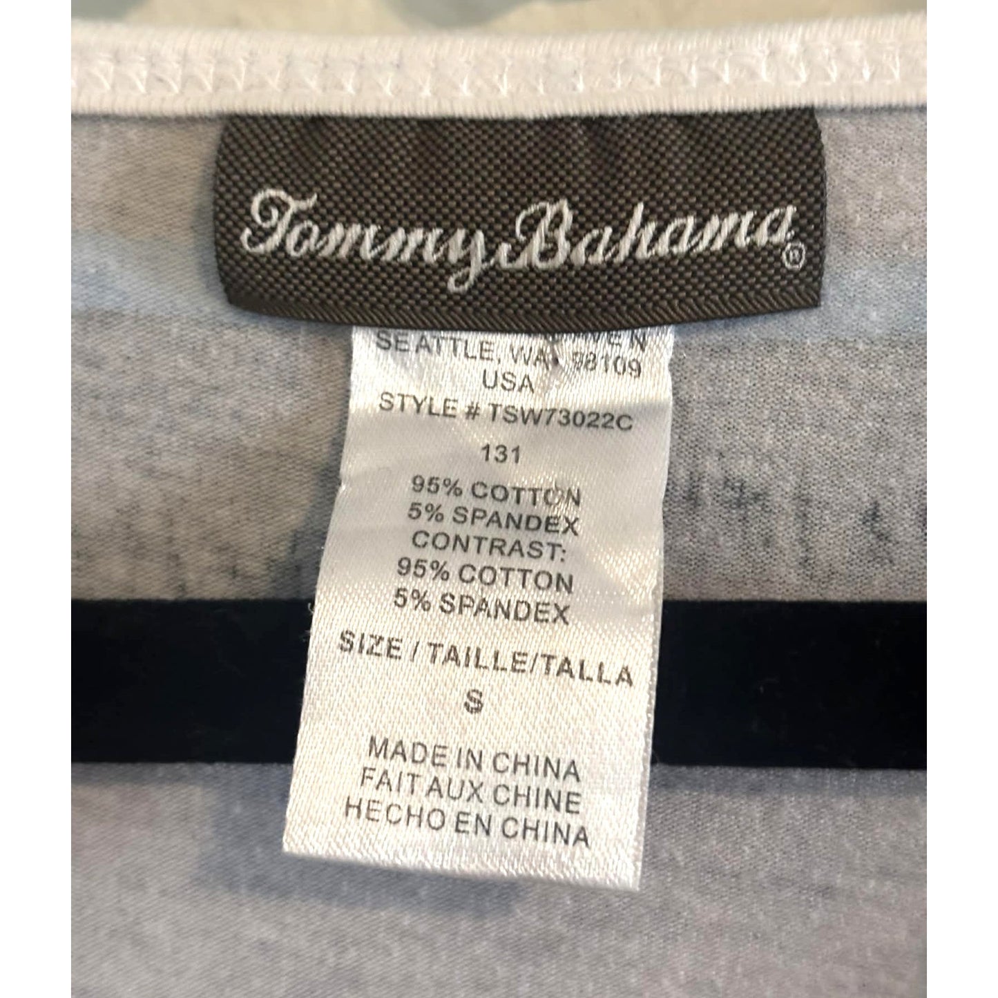 Tommy Bahama Ocean Stripe Maxi Dress – Size S Tall