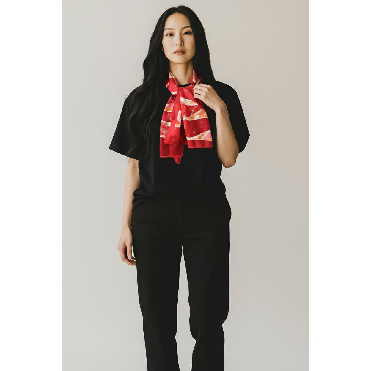 ONLY ONE!!! Vintage Vera Neumann Signed w/Ladybug Oblong Polyester Scarf