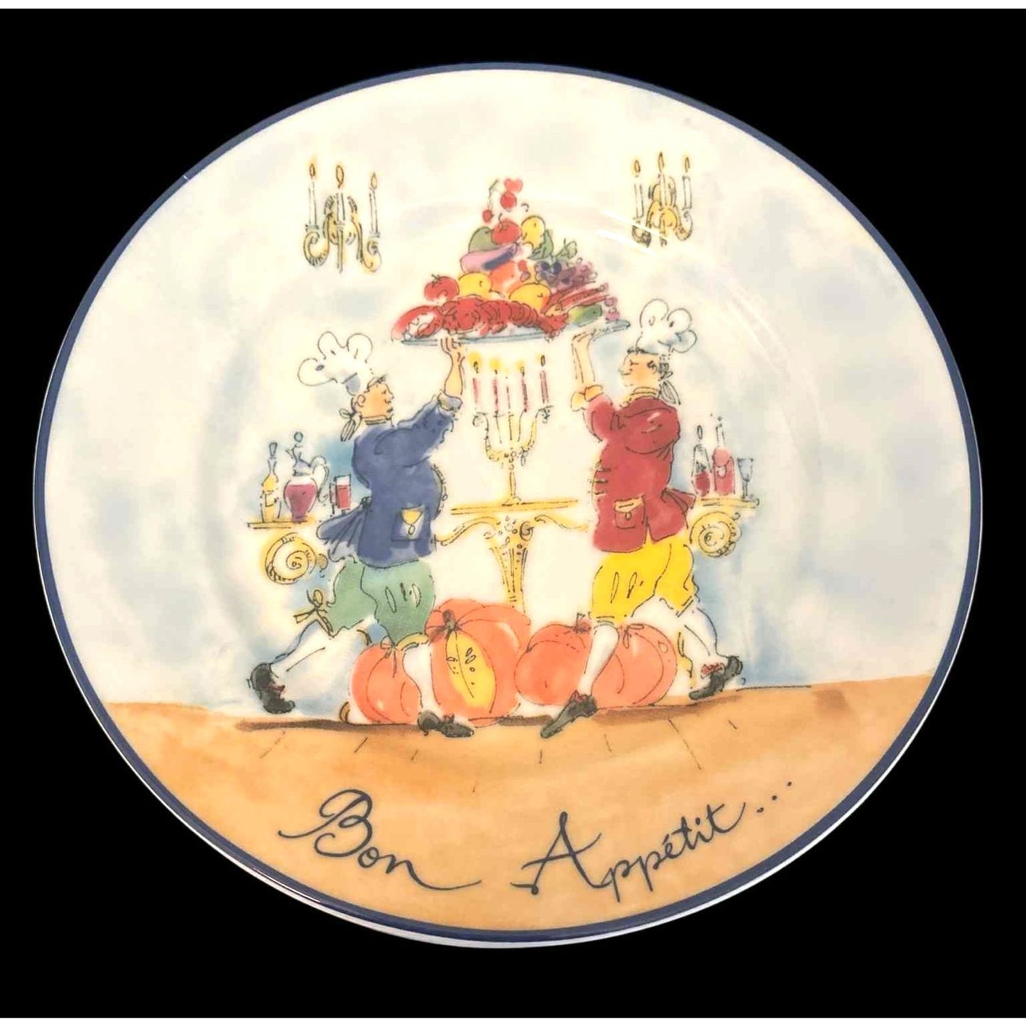 ONLY ONE SET!!! Vintage Set 6 Williams-Sonoma L’Art de la Grande Cuisine Salad Plates