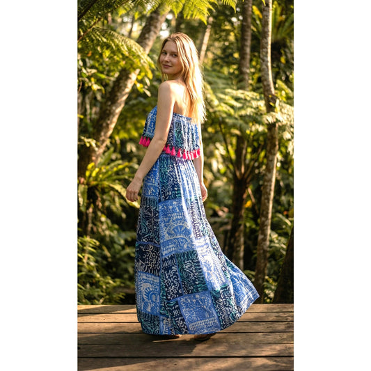 Lilly Pulitzer Meridian Midi Deep Indigo Leied Back Dress ~ Size XS