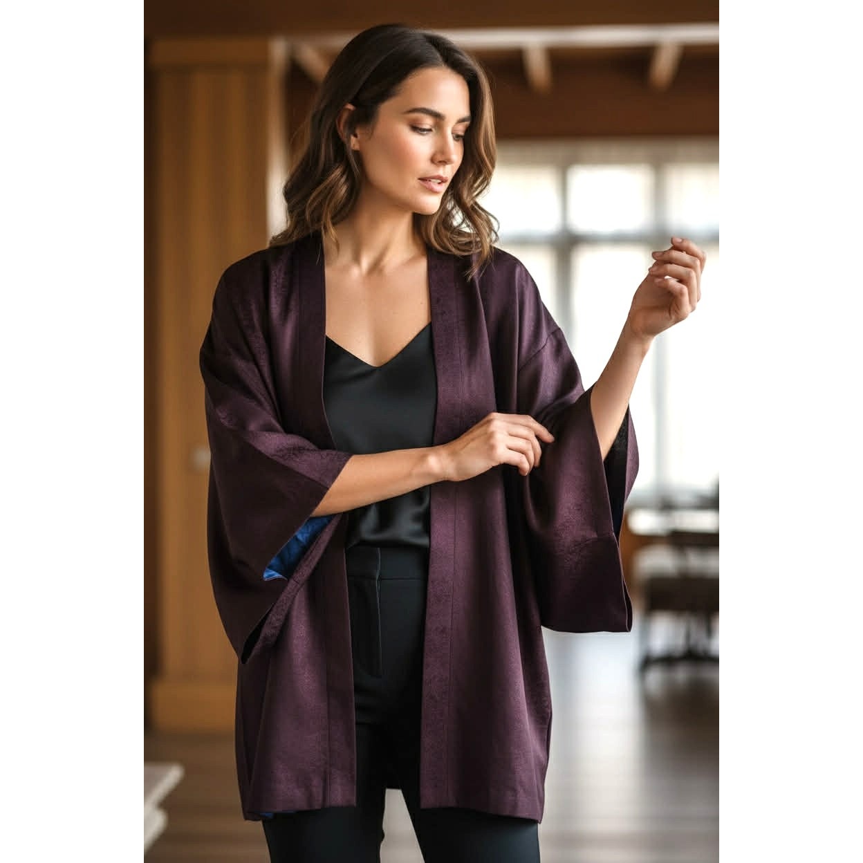 Vintage Chinese Silk Kimono Jacket