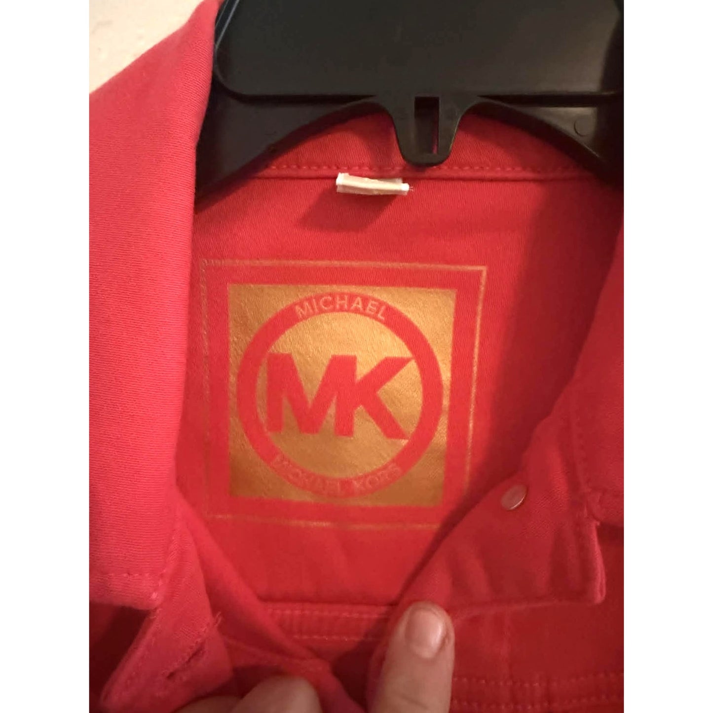 Michael Michael Kors Cropped Denim Jacket Size M