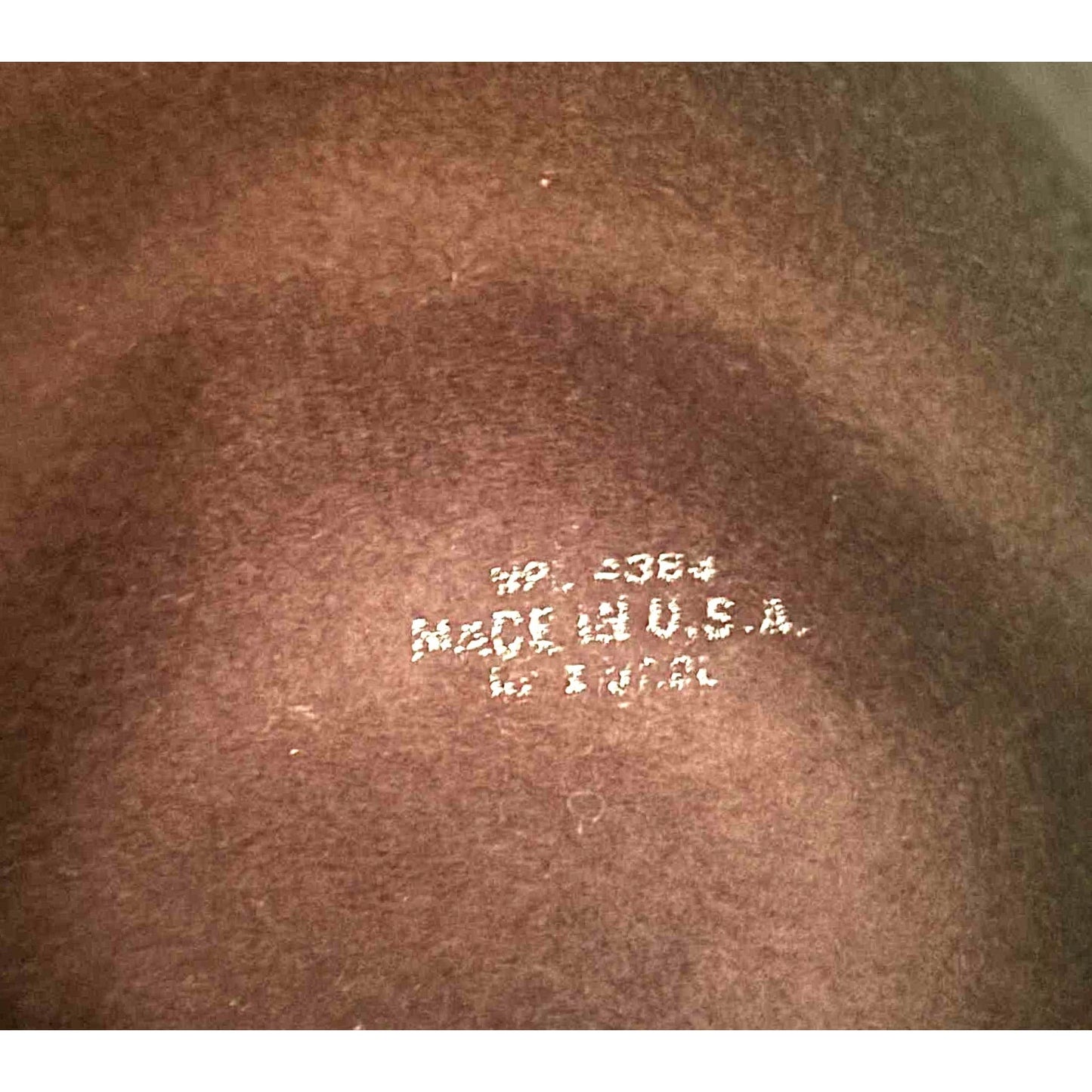 ONLY ONE!!! Vintage 1950s Women's Betmar Wool Felt Cloche Hat Brown Floral Trim