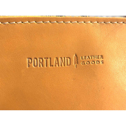 ONLY ONE!!! Portland Leather Goods Cognac Zip Shoulder Bag – Full Grain Leather Tote
