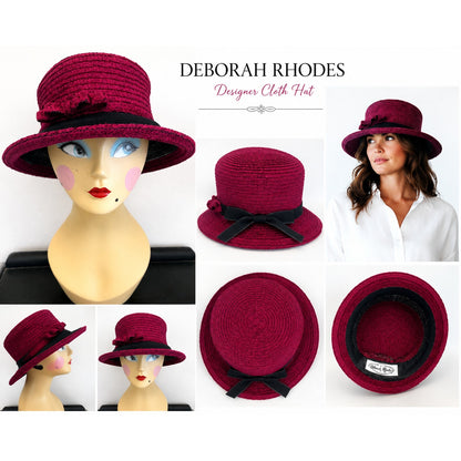 Deborah Rhodes Designer Wide Brim Hat