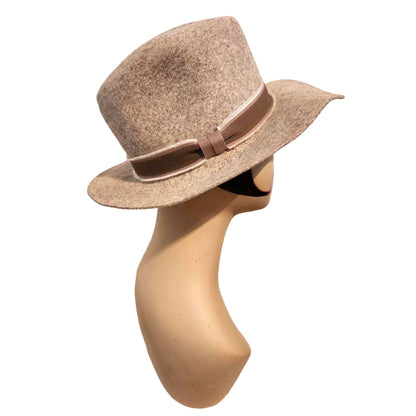 ONLY ONE!!! Hatattack for India Hicks 100% Wool Soft Brown Hat