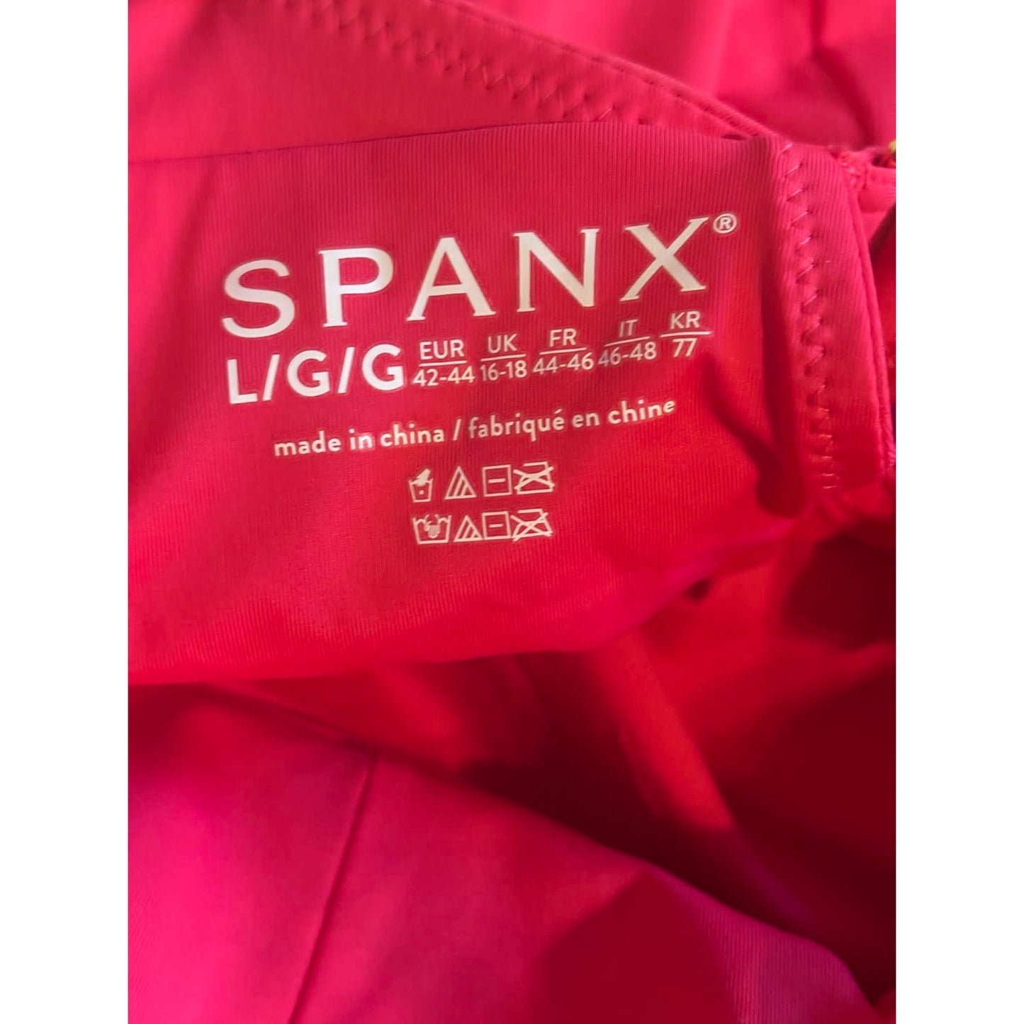 SPANX One Piece Shaping Swimsuit L Raspberry Pink