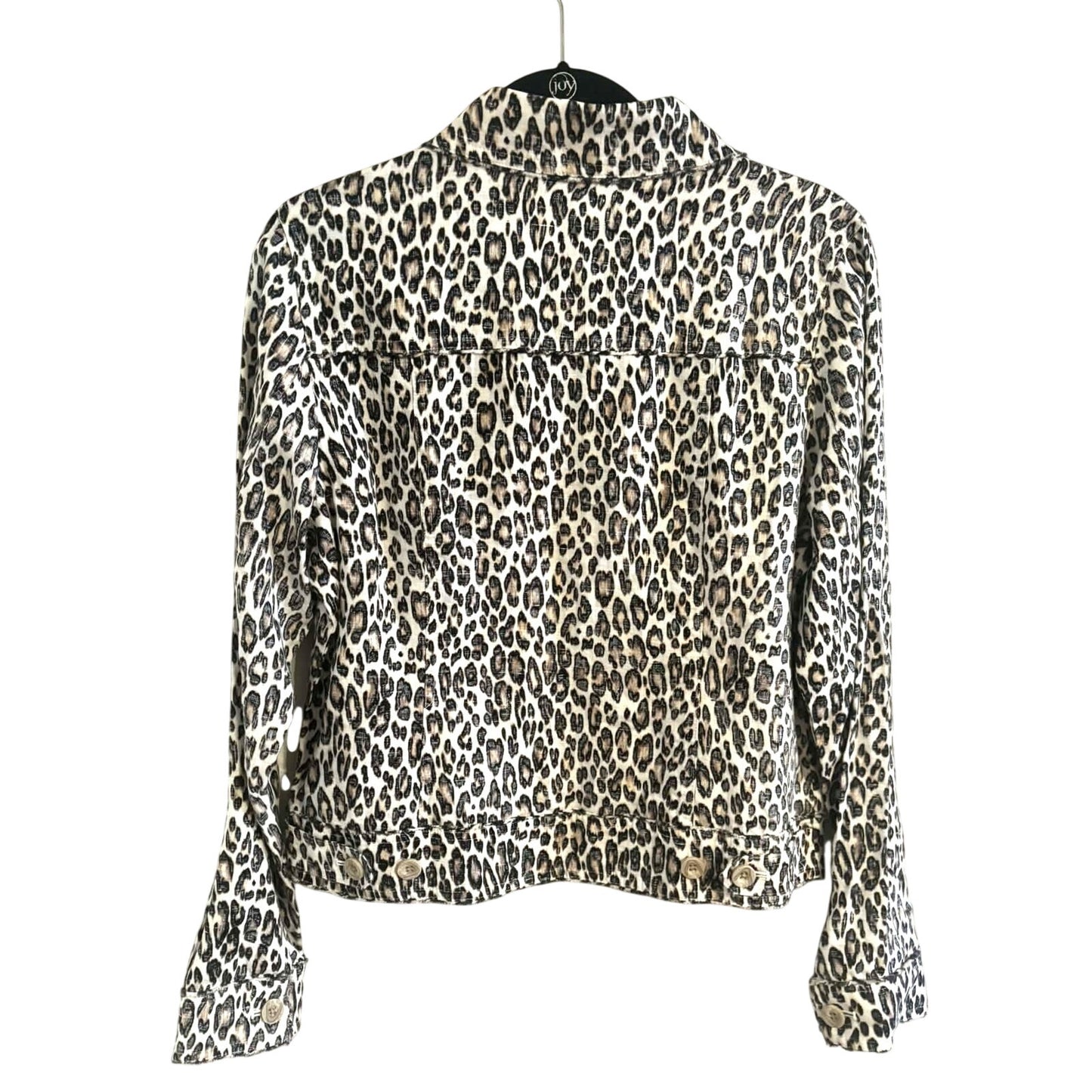 Tommy Bahama Leopard Print Utility Jacket ~ Size M