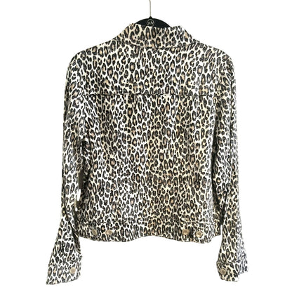 Tommy Bahama Leopard Print Utility Jacket ~ Size M