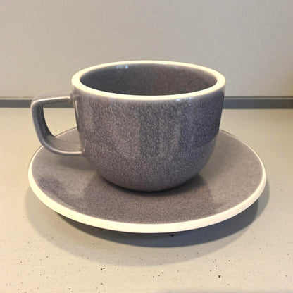 ONLY ONE!!! Vintage MCM Blue Sasaki Japan Cups & Saucers Set of 2