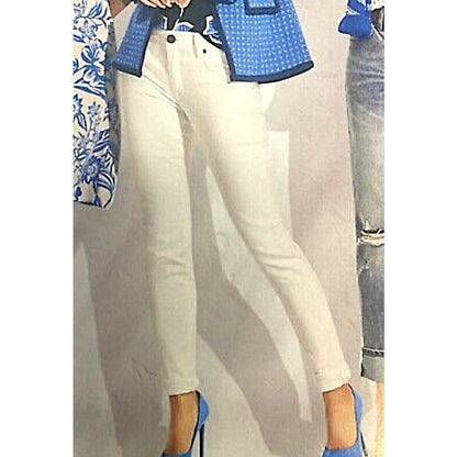 cabi The Skinny White Jean | High-Rise | Curated Classic