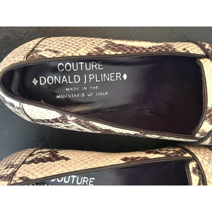 Couture Donald J. Pliner Snakeskin Pumps 6M