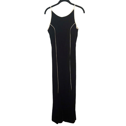 ONLY ONE!!! Vintage Jessica McClintock Black Velvet Maxi Dress – Classic 1990s