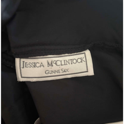 ONLY ONE!!! Vintage Jessica McClintock Black Velvet Maxi Dress – Classic 1990s