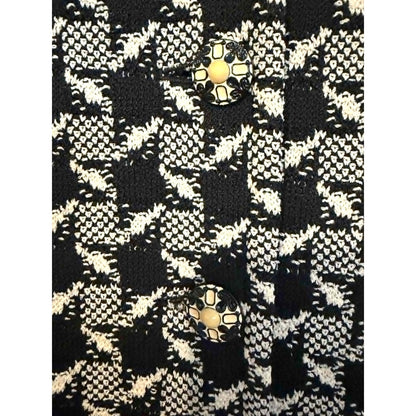 St John Collection Santana Knit Houndstooth Jacket