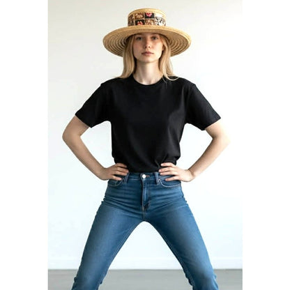 ONLY ONE!!! Vintage 1970s Happy Cappers By The Field Company CA Straw Wide Brim Hat