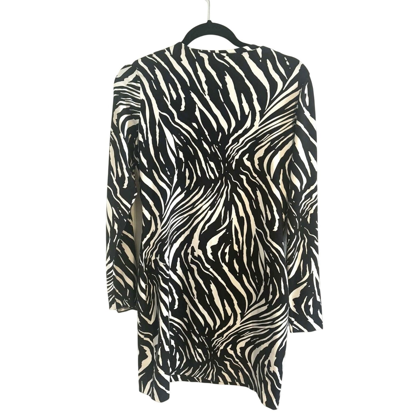 DVF Diane von Furstenberg Reina Zebra Print Dress ~ Size 8