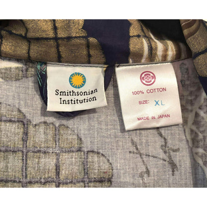 ONLY ONE!!! Vintage SMITHSONIAN Blue Japanese Kimono Robe Size XL
