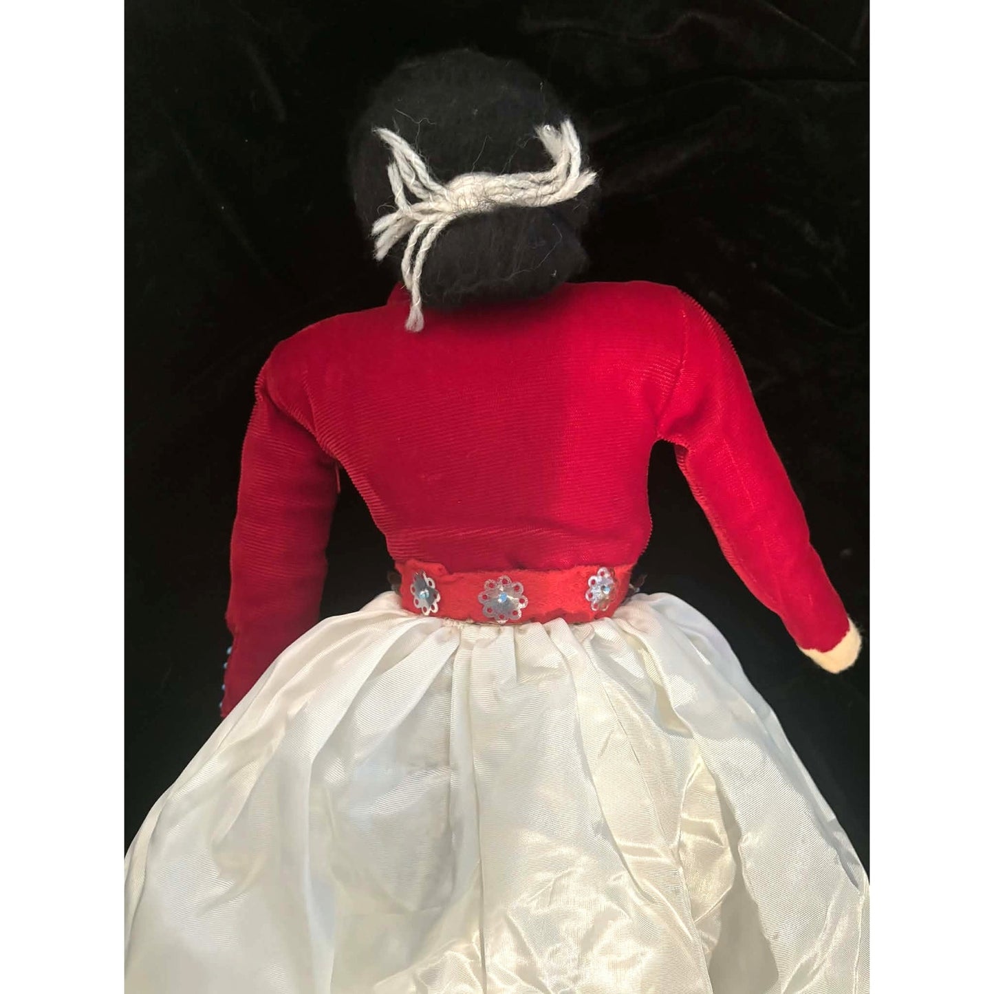 Vintage Mexican Folk Art Woman Doll – Hand-Dressed, 29”