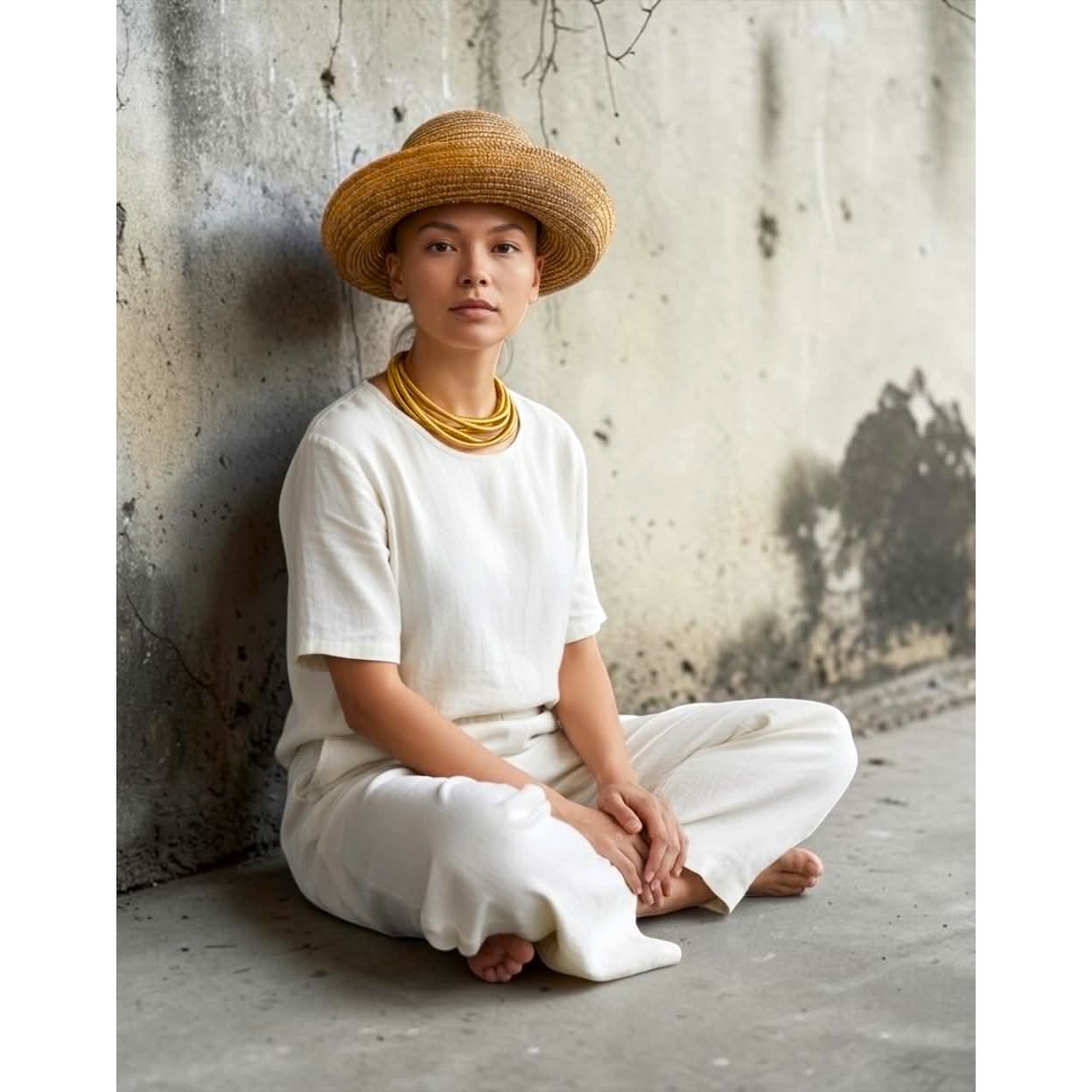 Vintage Scala Firenze Italy Straw Sun Hat