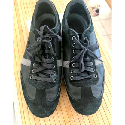 Lacoste Black Leather Suede Men's Sneakers Size 8