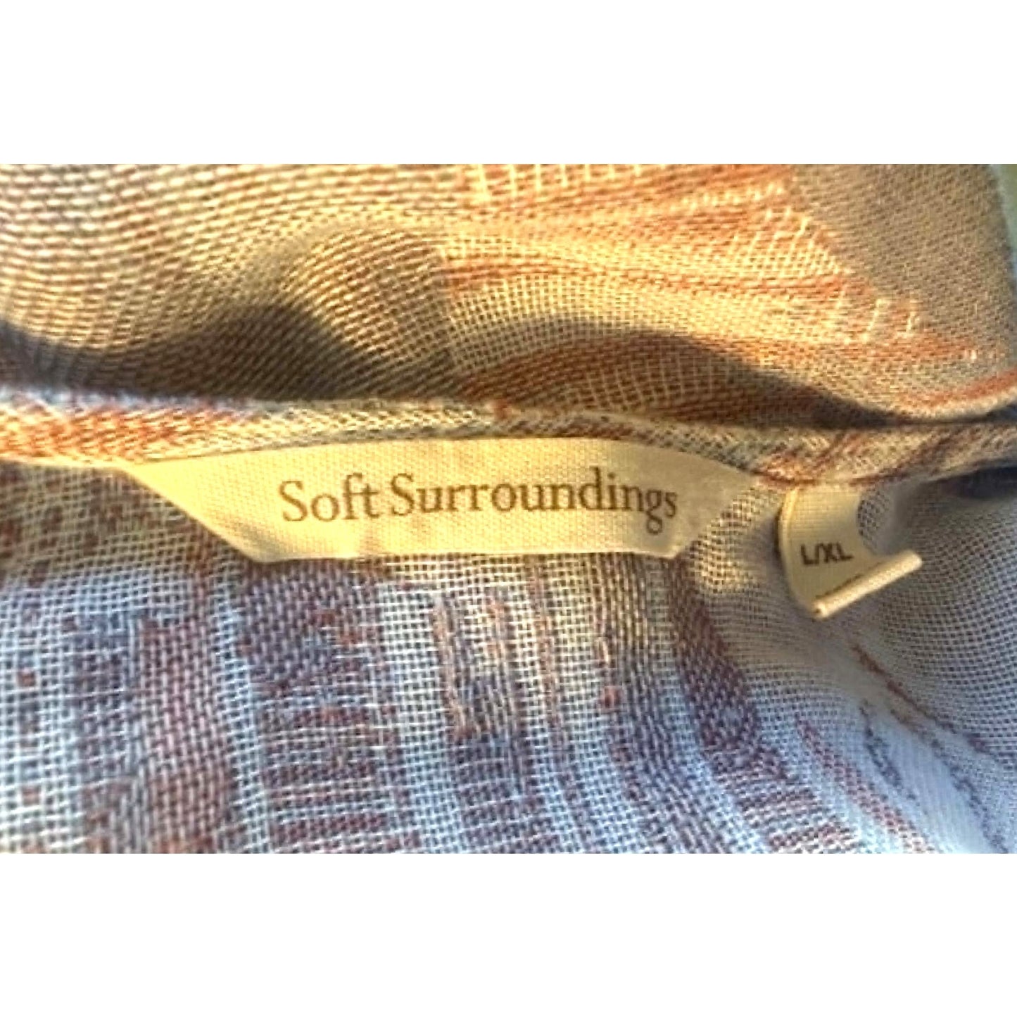 Soft Surroundings Tassel Boho Kimono Duster – XL Neutral Wrap Cardigan