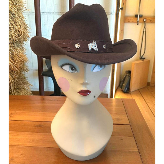 ONLY ONE!!! Cody James Horsing Around Chocolate Cowboy Hat – Kids XL