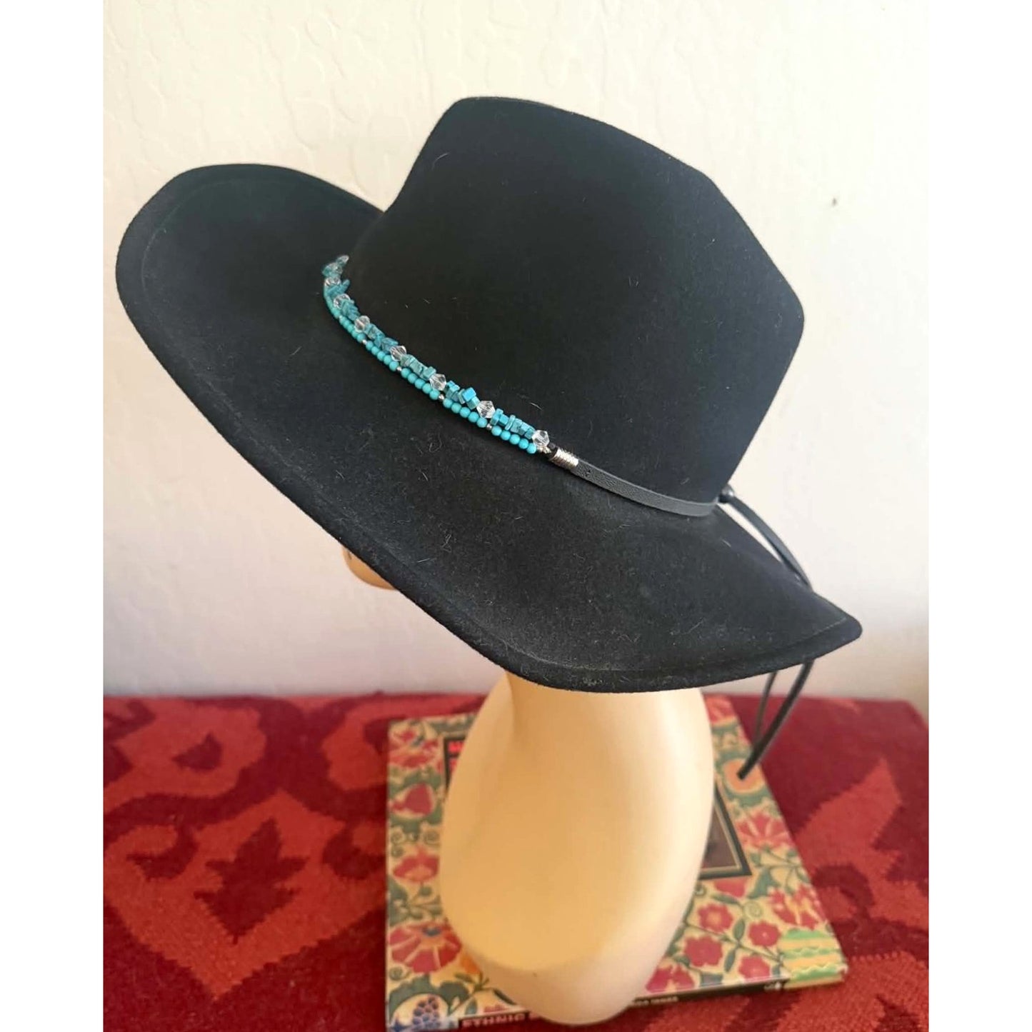 Renegade Headwear Black Western Hat Size L