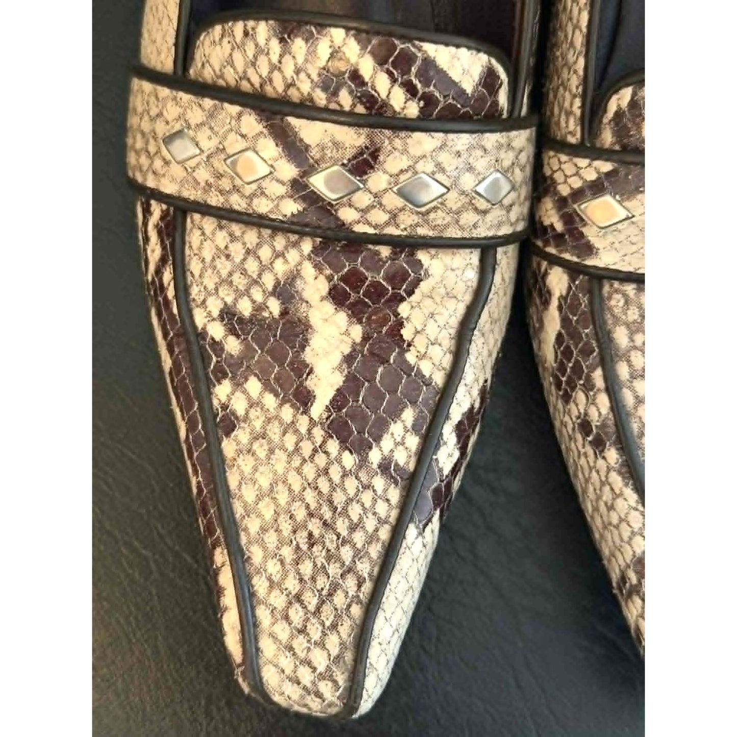Couture Donald J. Pliner Snakeskin Pumps 6M