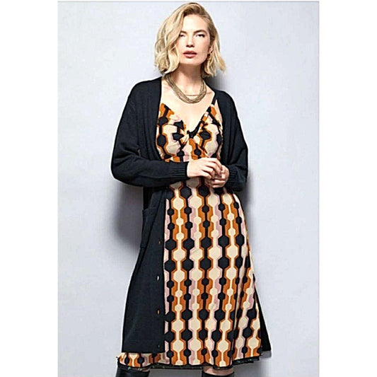 cabi Drop-Off Button-Front Duster Cardigan | Curated Classic