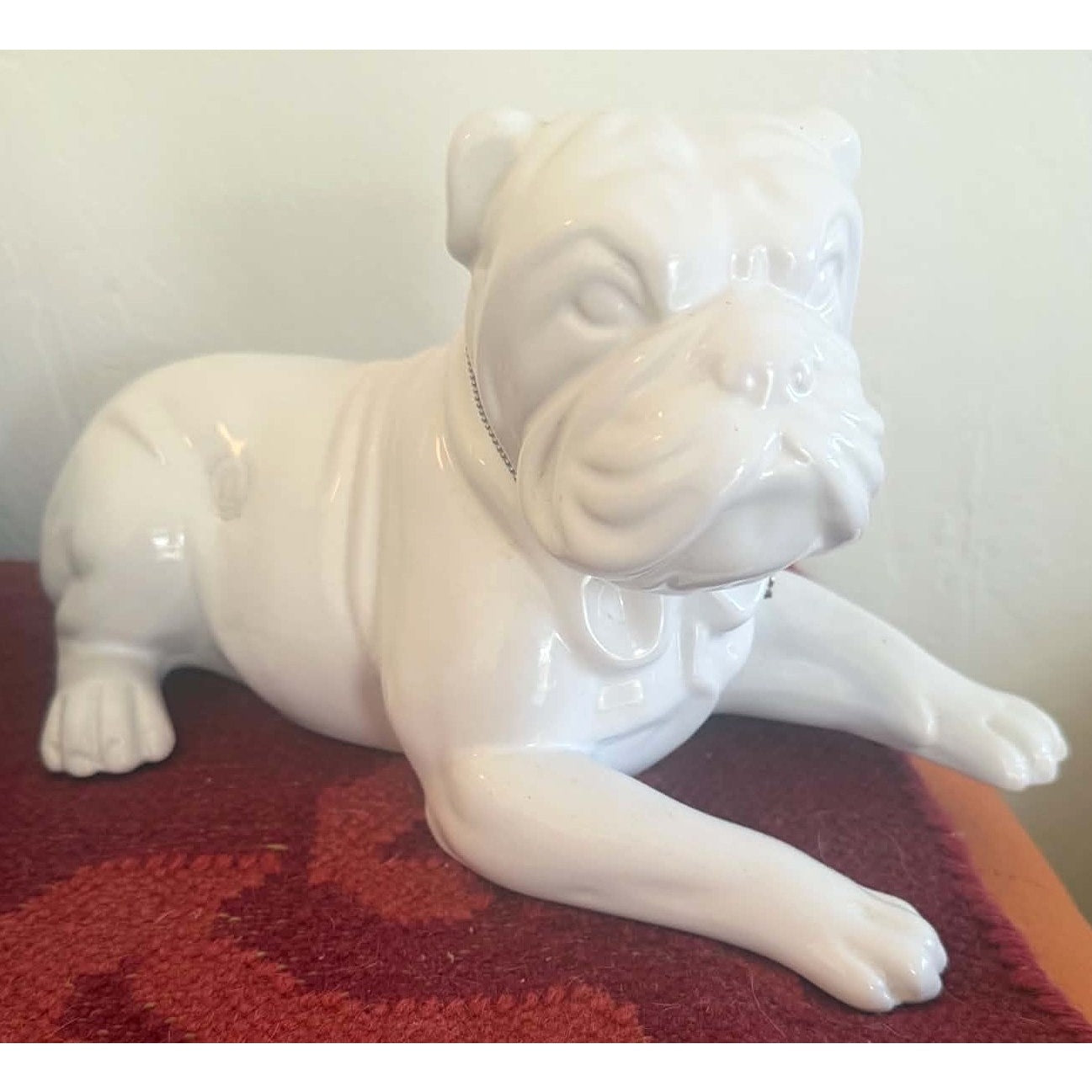 Retired Torre & Tagus White Ceramic Bulldog Figurine