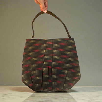 ONLY ONE!!! Vintage Leon of California Evening Handbag – 1950s Satin Stripe Classic