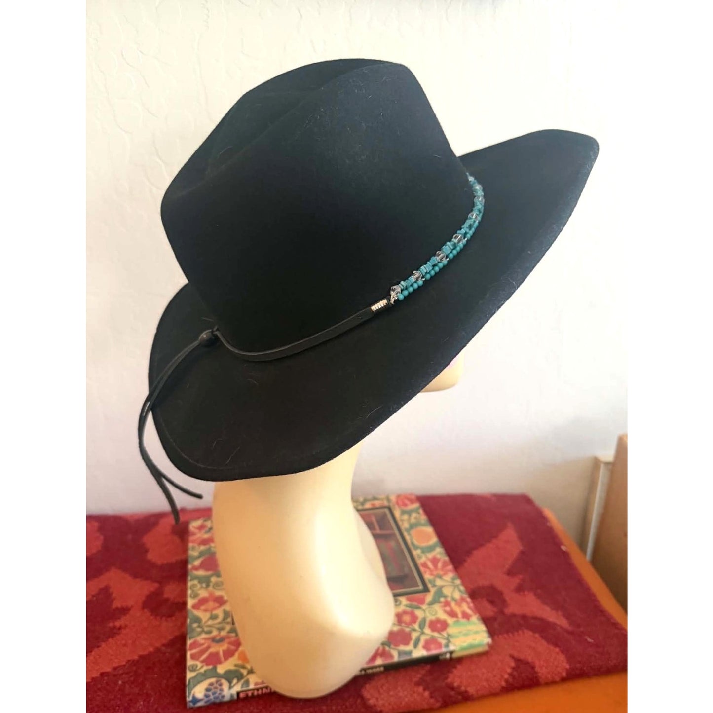 Renegade Headwear Black Western Hat Size L