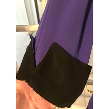 ONLY ONE!!! Vintage J. Mendel Paris Silk Faille Cocktail Dress – Couture Elegance in Violet