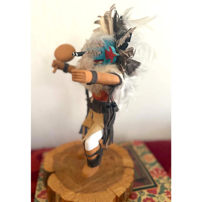 Vintage Signed Kachina Doll | Hand Carved Southwestern Folk Art Sculpture