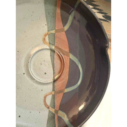 ONLY ONE!!! Vintage Hanselmann Signed Stoneware Serving Platter